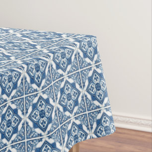 Mediterrane Tegels, Portugees, Azulejo, Majolica Tafelkleed