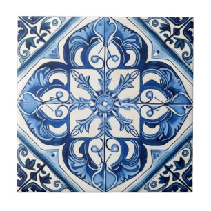 Mediterrane Tegels, Portugees, Azulejo, Majolica Tegeltje