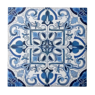 Mediterrane Tegels, Portugees, Azulejo, Majolica Tegeltje