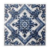 Mediterrane Tegels, Portugees, Azulejo, Majolica Tegeltje (Voorkant)