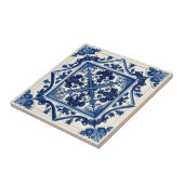 Mediterrane Tegels, Portugees, Azulejo, Majolica Tegeltje (Zijkant)