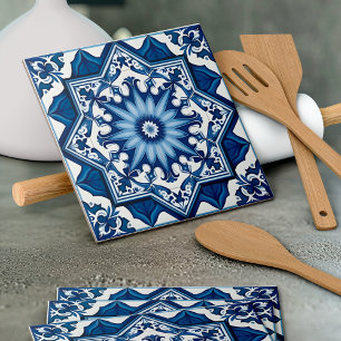 Mediterrane Tegels, Portugees, Azulejo, Majolica Tegeltje