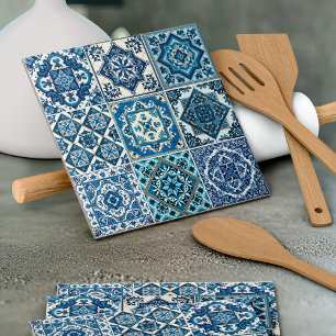Mediterrane Tegels, Portugees, Azulejo, Majolica Tegeltje
