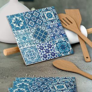 Mediterrane Tegels, Portugees, Azulejo, Majolica Tegeltje