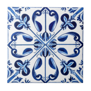 Mediterrane Tegels, Portugees, Azulejo, Majolica Tegeltje