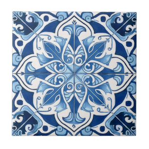 Mediterrane Tegels, Portugees, Azulejo, Majolica Tegeltje
