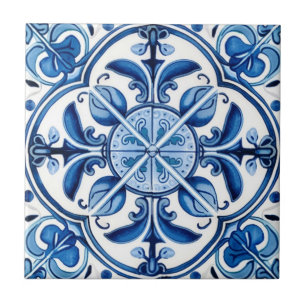 Mediterrane Tegels, Portugees, Azulejo, Majolica Tegeltje