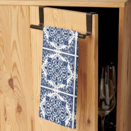 Mediterrane Tegels, Portugees, Azulejo, Majolica Theedoek