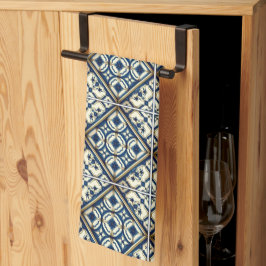 Mediterrane Tegels, Portugees, Azulejo, Majolica Theedoek