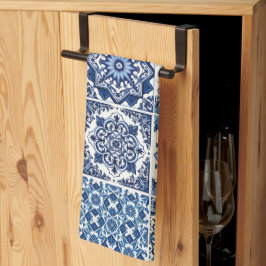 Mediterrane Tegels, Portugees, Azulejo, Majolica Theedoek