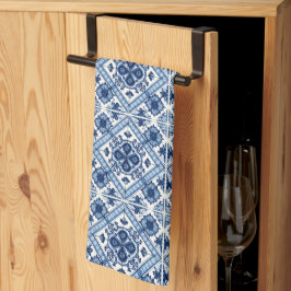 Mediterrane Tegels, Portugees, Azulejo, Majolica Theedoek