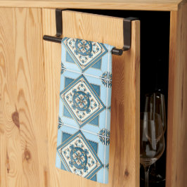 Mediterrane Tegels, Portugees, Azulejo, Majolica Theedoek