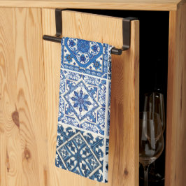 Mediterrane Tegels, Portugees, Azulejo, Majolica Theedoek