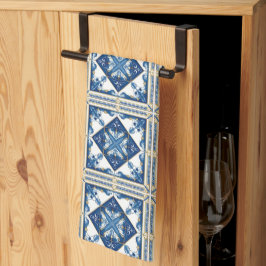 Mediterrane Tegels, Portugees, Azulejo, Majolica Theedoek