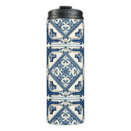 Mediterrane Tegels, Portugees, Azulejo, Majolica Thermosbeker