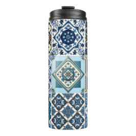 Mediterrane Tegels, Portugees, Azulejo, Majolica Thermosbeker