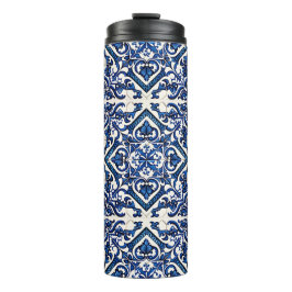 Mediterrane Tegels, Portugees, Azulejo, Majolica Thermosbeker