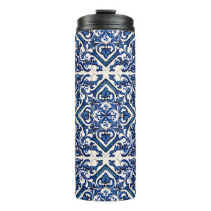 Mediterrane Tegels, Portugees, Azulejo, Majolica Thermosbeker
