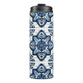 Mediterrane Tegels, Portugees, Azulejo, Majolica Thermosbeker