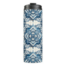 Mediterrane Tegels, Portugees, Azulejo, Majolica Thermosbeker