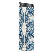 Mediterrane Tegels, Portugees, Azulejo, Majolica Thermosbeker (Geroteerd rechts)