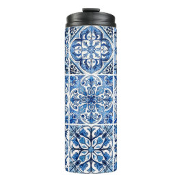 Mediterrane Tegels, Portugees, Azulejo, Majolica Thermosbeker