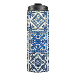 Mediterrane Tegels, Portugees, Azulejo, Majolica Thermosbeker