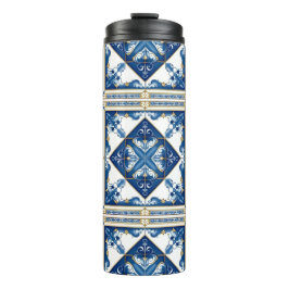 Mediterrane Tegels, Portugees, Azulejo, Majolica Thermosbeker