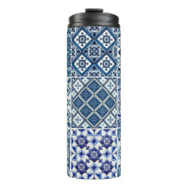 Mediterrane Tegels, Portugees, Azulejo, Majolica Thermosbeker