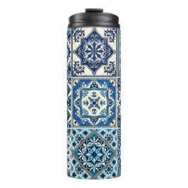 Mediterrane Tegels, Portugees, Azulejo, Majolica Thermosbeker