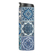 Mediterrane Tegels, Portugees, Azulejo, Majolica Thermosbeker (Geroteerd rechts)