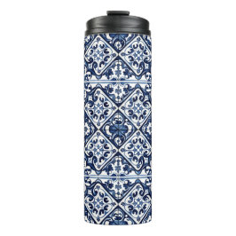 Mediterrane Tegels, Portugees, Azulejo, Majolica Thermosbeker