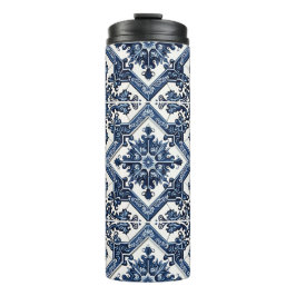 Mediterrane Tegels, Portugees, Azulejo, Majolica Thermosbeker