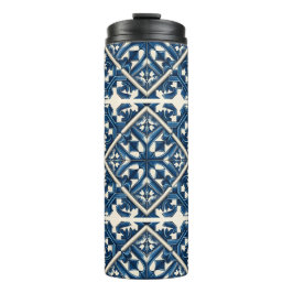 Mediterrane Tegels, Portugees, Azulejo, Majolica Thermosbeker