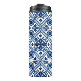 Mediterrane Tegels, Portugees, Azulejo, Majolica Thermosbeker