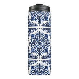 Mediterrane Tegels, Portugees, Azulejo, Majolica Thermosbeker