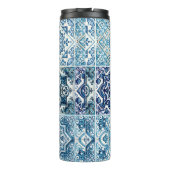 Mediterrane Tegels, Portugees, Azulejo, Majolica Thermosbeker (Achterkant)