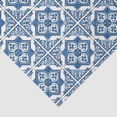 Mediterrane Tegels, Portugees, Azulejo, Majolica Tissuepapier (Detail)