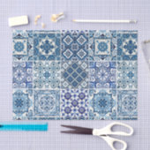 Mediterrane Tegels, Portugees, Azulejo, Majolica Tissuepapier (Craft)