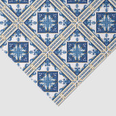 Mediterrane Tegels, Portugees, Azulejo, Majolica Tissuepapier (Detail)