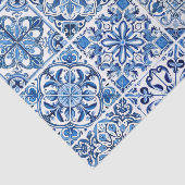 Mediterrane Tegels, Portugees, Azulejo, Majolica Tissuepapier (Detail)