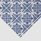 Mediterrane Tegels, Portugees, Azulejo, Majolica Tissuepapier (Detail)