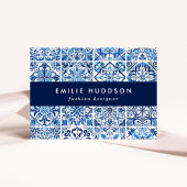 Mediterrane Tegels, Portugees, Azulejo, Majolica Visitekaartje