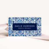 Mediterrane Tegels, Portugees, Azulejo, Majolica Visitekaartje