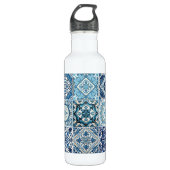 Mediterrane Tegels, Portugees, Azulejo, Majolica Waterfles (Voorkant)