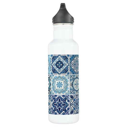 Mediterrane Tegels, Portugees, Azulejo, Majolica Waterfles (Rechts)