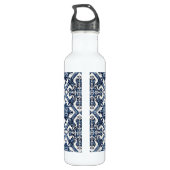 Mediterrane Tegels, Portugees, Azulejo, Majolica Waterfles (Achterkant)