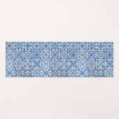 Mediterrane Tegels, Portugees, Azulejo, Majolica Yogamat (Voorkant (horizontaal))