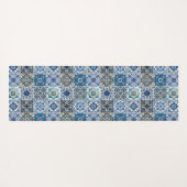 Mediterrane Tegels, Portugees, Azulejo, Majolica Yogamat (Achterkant (horizontaal))
