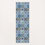 Mediterrane Tegels, Portugees, Azulejo, Majolica Yogamat (Voorkant)